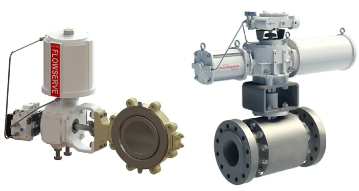 کنترل ولو  چرخشی فلوسرو (Rotary Control Valve)